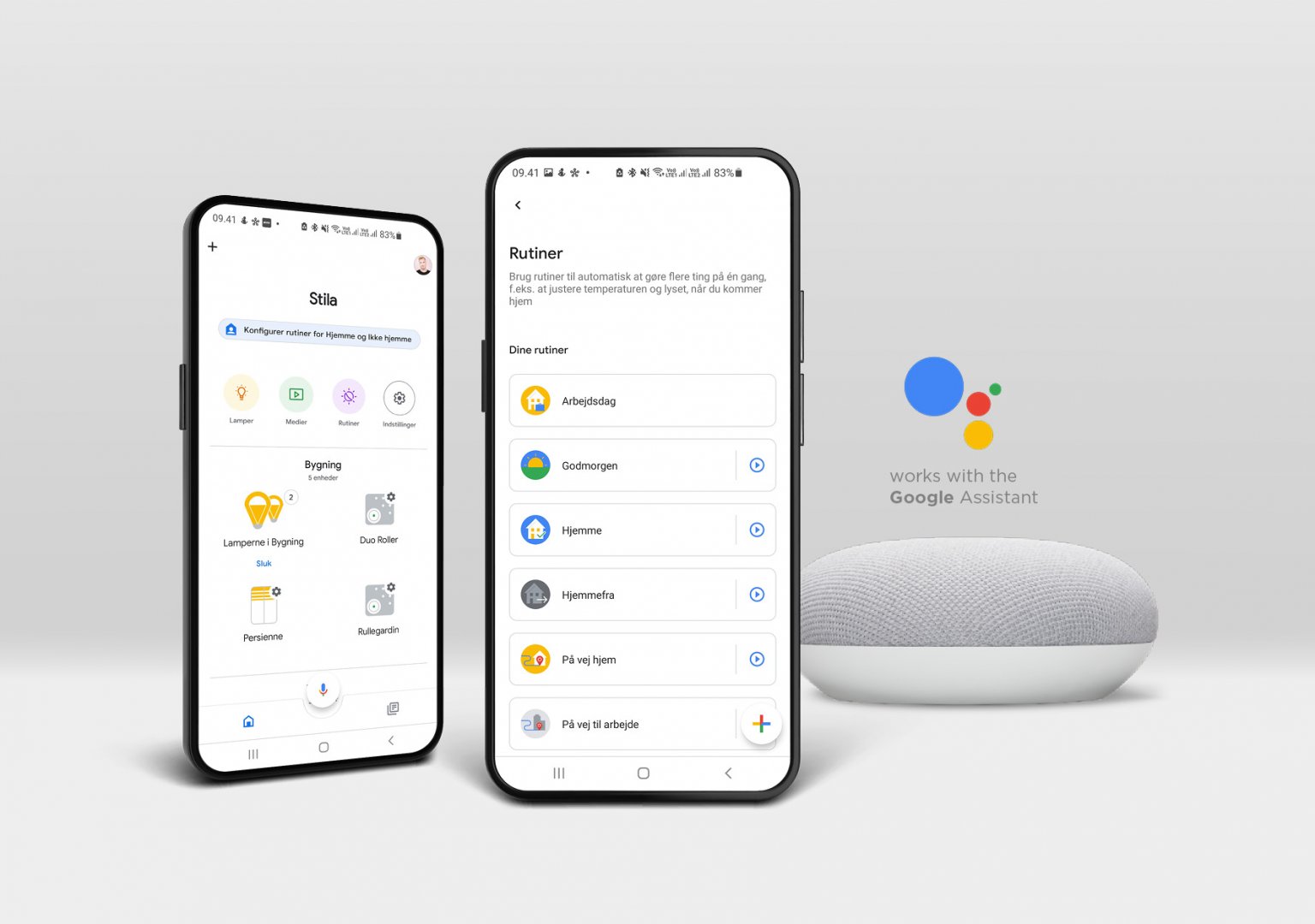 Forbind dine elektriske gardiner med Google & Google Assistant | stila® - www.stila.dk